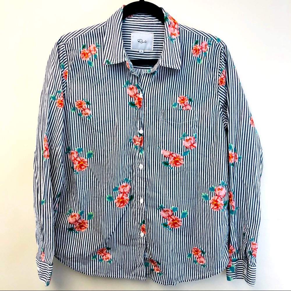 Rails Taylor Floral Long Sleeve Button Down Shirt